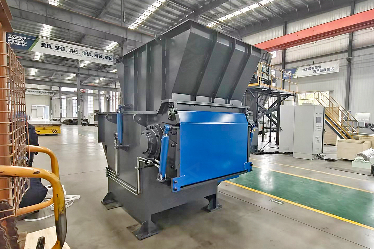 单轴平推细碎机