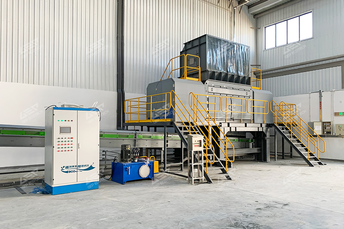 大件垃圾处理设备现场