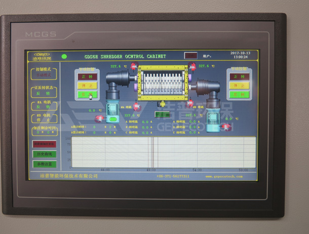 洁普环保智能控制柜现场效果图片