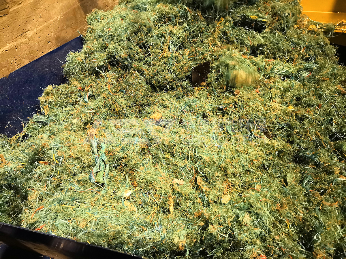 塑料破碎处理后